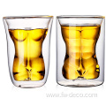 Sexy Lady Body Shape Double Wall Wine glasses